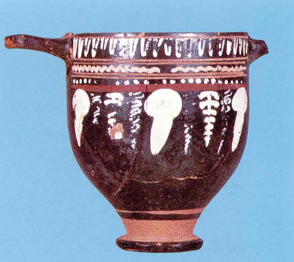 Lo skyphos tipo Gnathia della tomba n. 11 dell’Addolorata di Carife