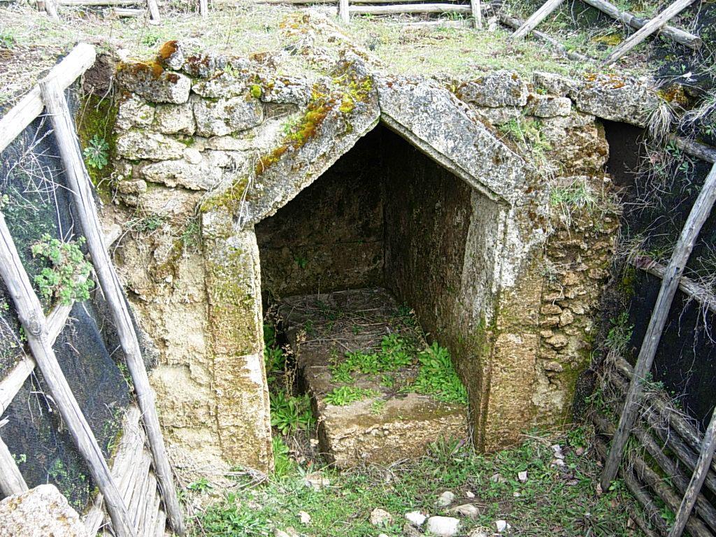 La tomba meglio conservata della necropoli dell’Addolorata