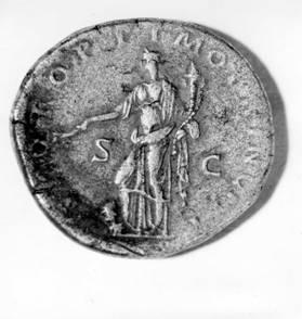 Villa Romana di Piano d’Occhio: La moneta dell’Imperatore Traiano (Lato B)