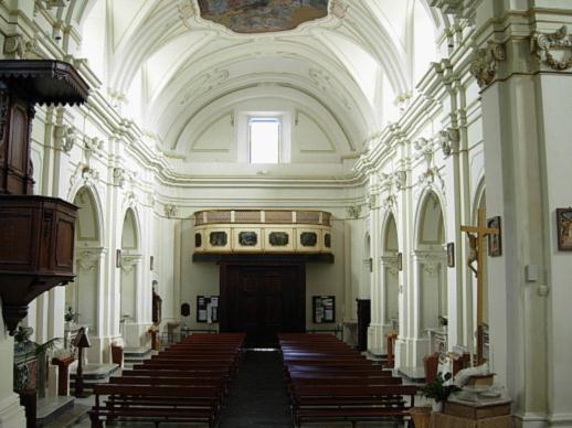Una parte dell’organo del Convento ora collocato nella Collegiata S. Giovanni Battista